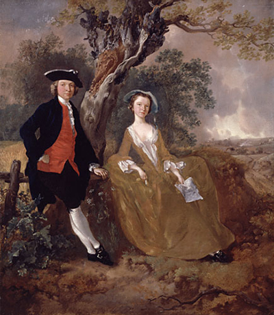 An Unknown Couple in a Landscape Thomas Gainsborough